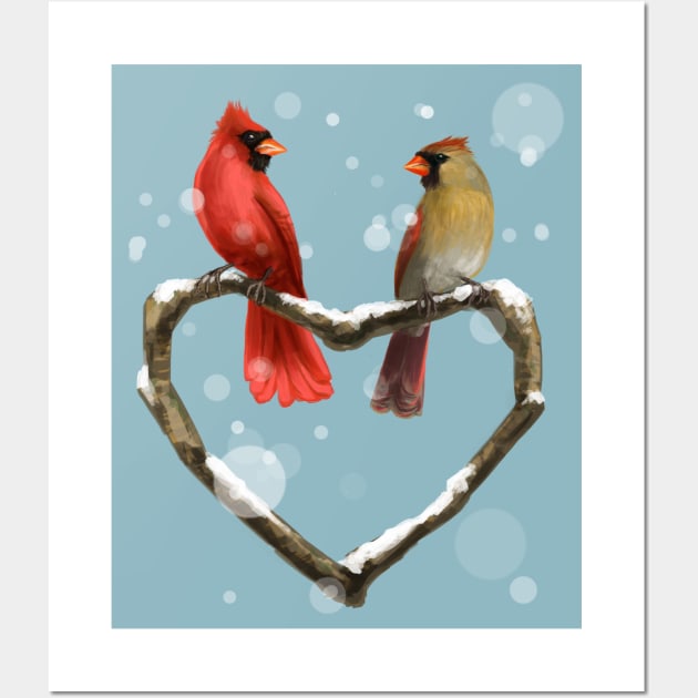 Cardinals Wall Art by Warbler Creative